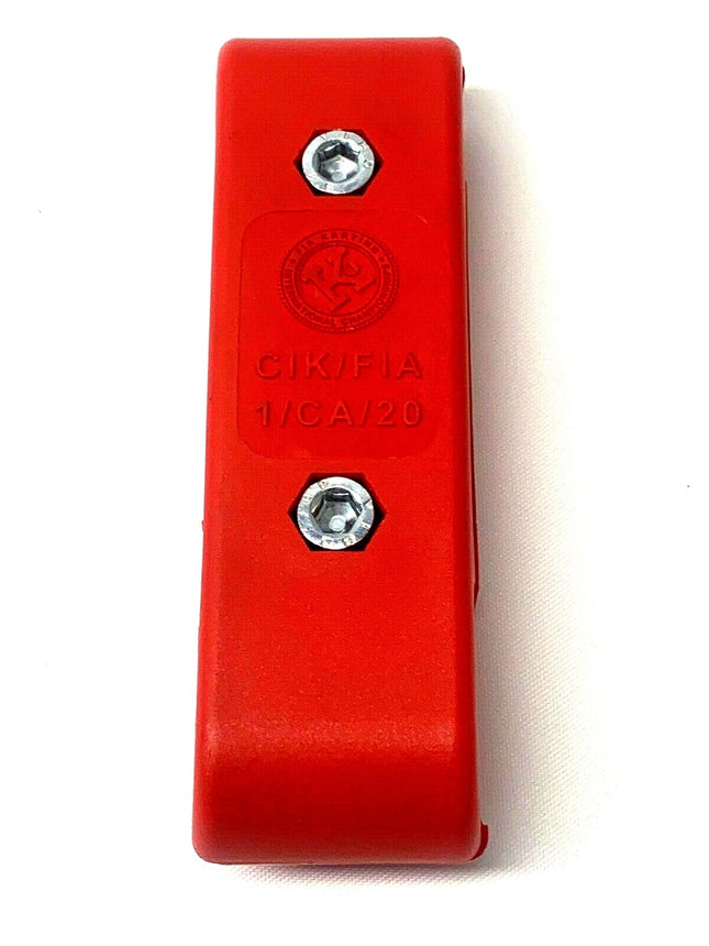 TONY KART NOSE CONE FRONT BUMPER BAR RED SUPPORT BRACKET