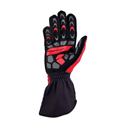 OMP KS-2R KARTING KART GLOVES RED / BLACK  - RACING TRACK DAYS DRIVING GLOVES (Copy)