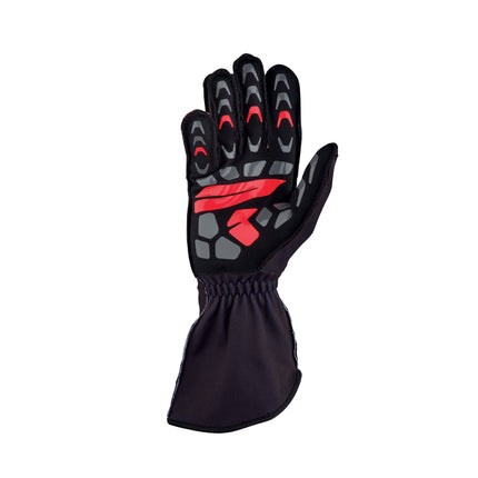 OMP KS-2R KARTING KART GLOVES BLACK- RACING TRACK DAYS DRIVING GLOVES