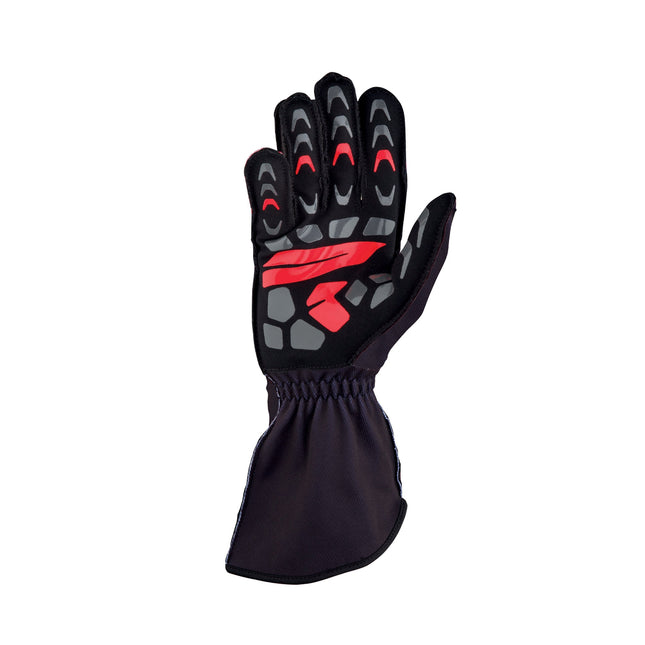 OMP KS-2R KARTING KART GLOVES BLACK- RACING TRACK DAYS DRIVING GLOVES
