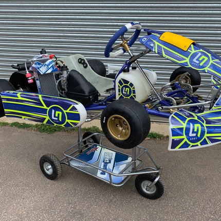 TONY KART LN LANDO ROTAX EVO KART COMPLETE USED CHASSIS + NEW ENGINE