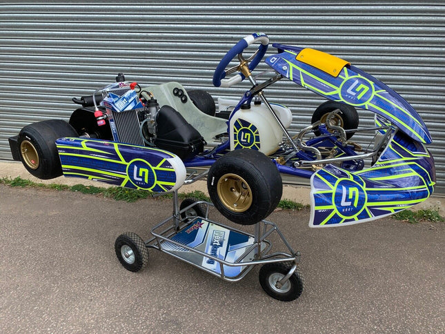 TONY KART LN LANDO ROTAX EVO KART COMPLETE USED CHASSIS + NEW ENGINE