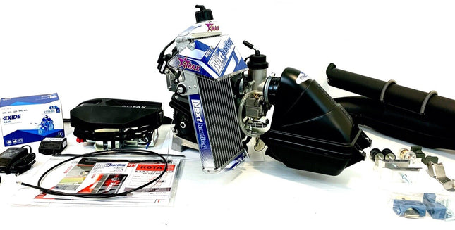 TONY KART KOSMIC ROTAX EVO KART COMPLETE USED CHASSIS + NEW ENGINE