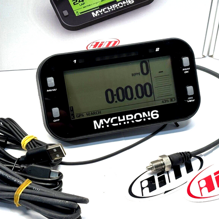 Mychron 6 GPS Lap-timer + M10 Temp Pick Up / Rotax