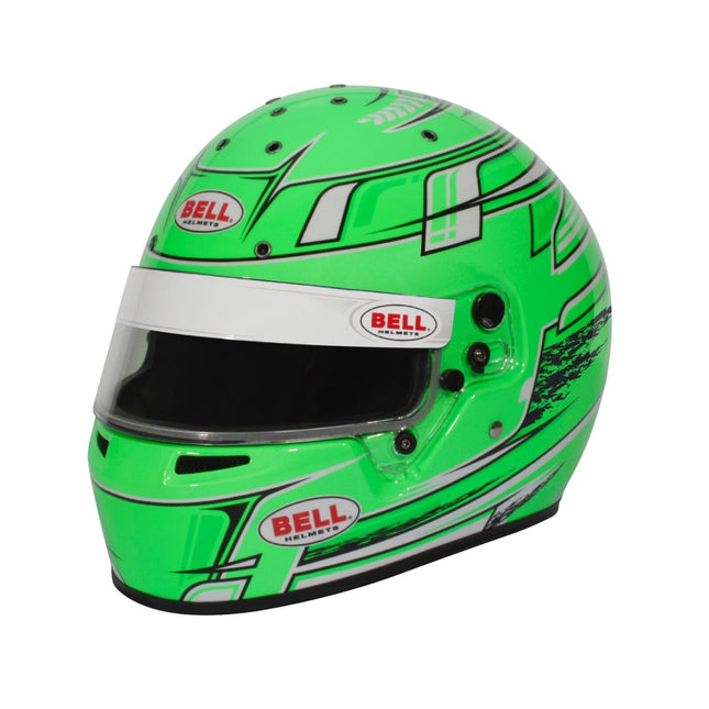 BELL MOTOR SPORT HELMET KC7- CMR Champion Blue Green Orange Pink