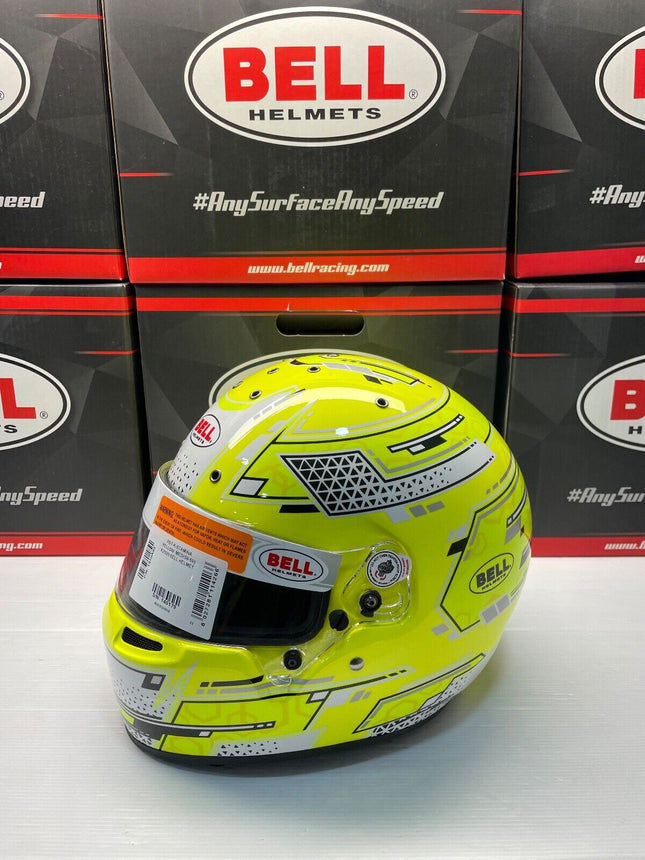BELL MOTOR SPORT RS7-K K2020 YELLOW KART RACING HELMET