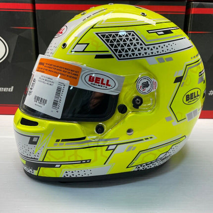 BELL MOTOR SPORT RS7-K K2020 YELLOW KART RACING HELMET