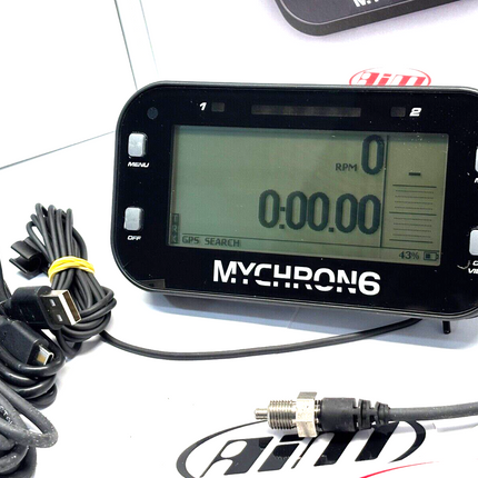 Mychron 6 GPS Lap-timer + M10 Temp Pick Up / Rotax