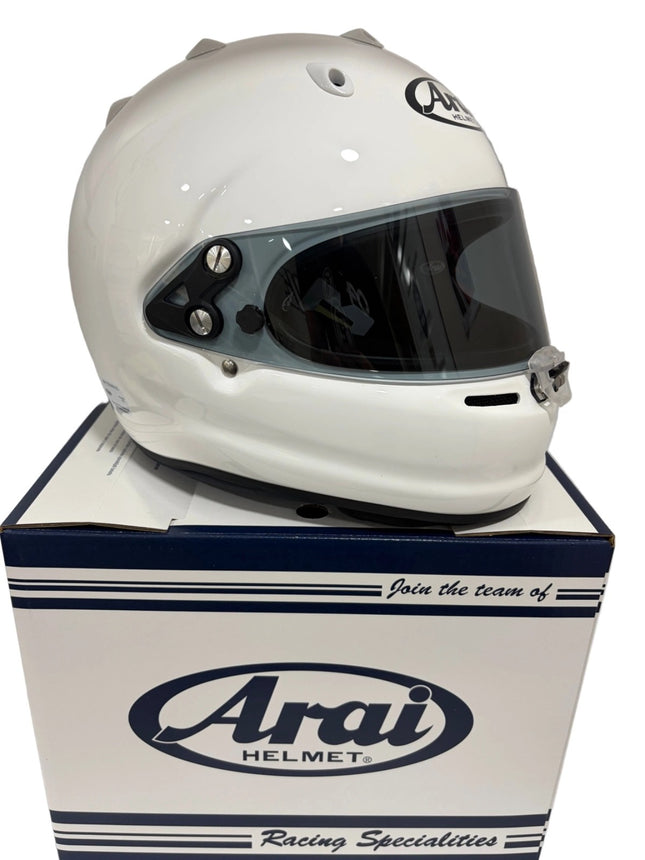 ARAI GPV-R FIA CAR RACING HELMET FIA 8859-2024 WITH DARK OR LIGHT TINT VISOR