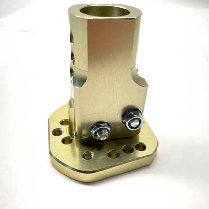 TONY KART ADJUSTABLE LONG STEERING ANGLED BOSS SHORT GOLD