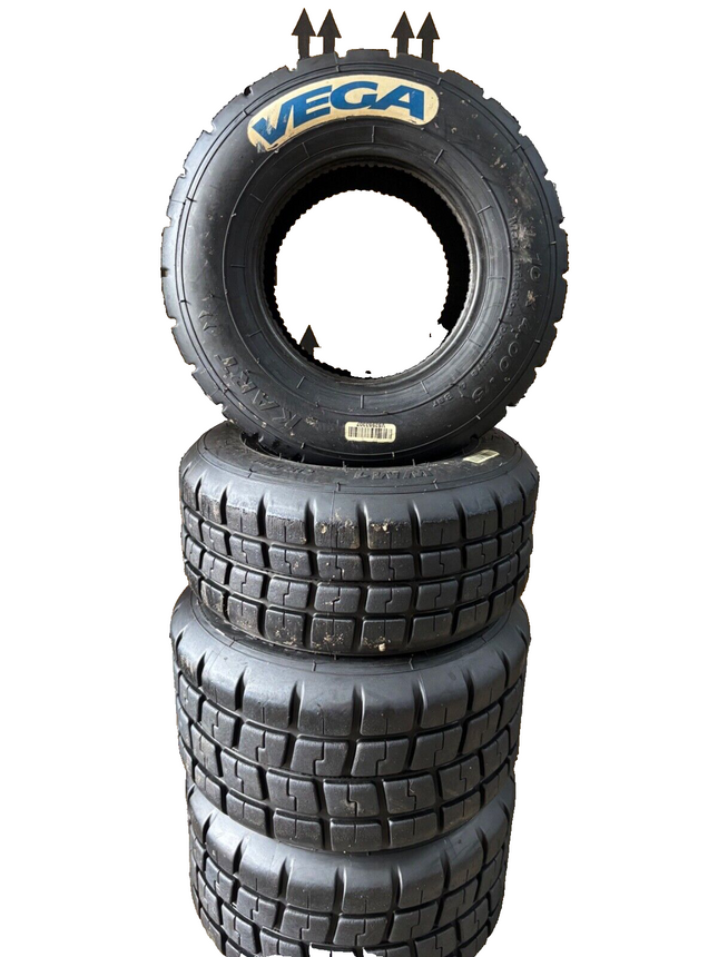 VEGA USED WM1 UK CADET WET KART TYRES FULL SET