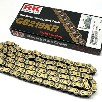 RK O-RING KART STANDARD GOLD CHAIN 219