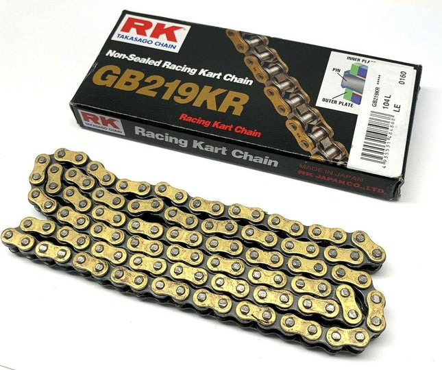 RK O-RING KART STANDARD GOLD CHAIN 219