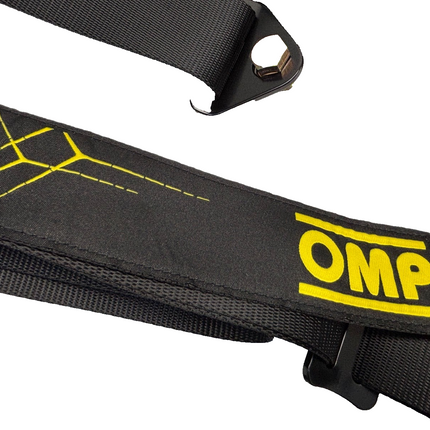 OMP Racing Road 4 Harness, Black - 4 Point