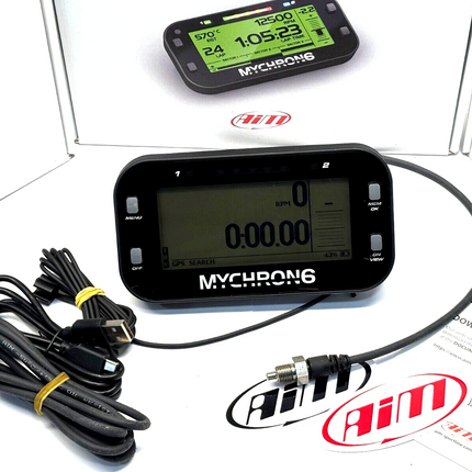 Mychron 6 GPS Lap-timer + M10 Temp Pick Up / Rotax