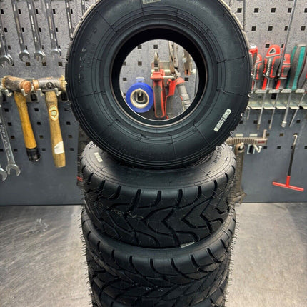 MOJO CW WETS USED CADET KART TYRES FULL SET