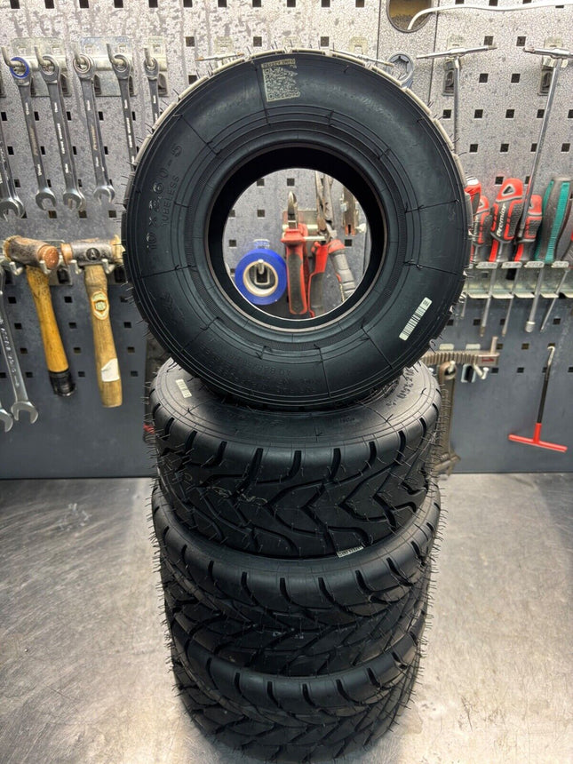 MOJO CW WETS USED CADET KART TYRES FULL SET