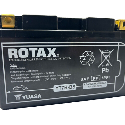 BATTERY ROTAX LOGO YUASA