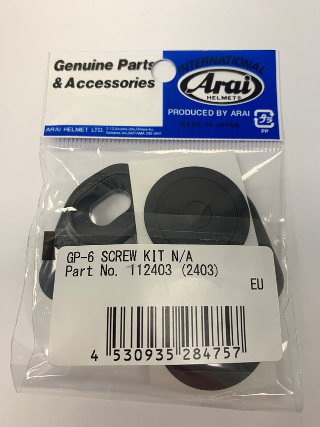 ARAI GP-6 / GP-6RC / GP-6S  VISOR SCREW BOLT KIT