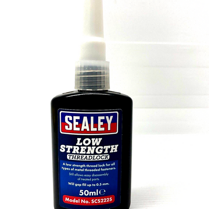Sealey Lock Fast Low Lock Nut Lock 50ml Bottle - Lock Tight
