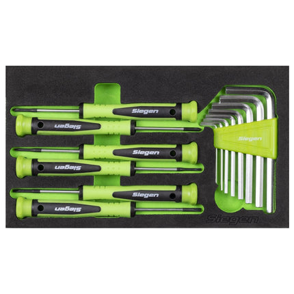 Sealey S01335 Siegen Mini Toolbox 2 Drawer with Tool Kit 111pc