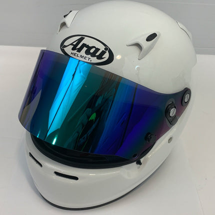 ARAI WHITE CK6 CMR CHILD/JUNIOR KART HELMET CK-6 WITH IRIDIUM VISOR