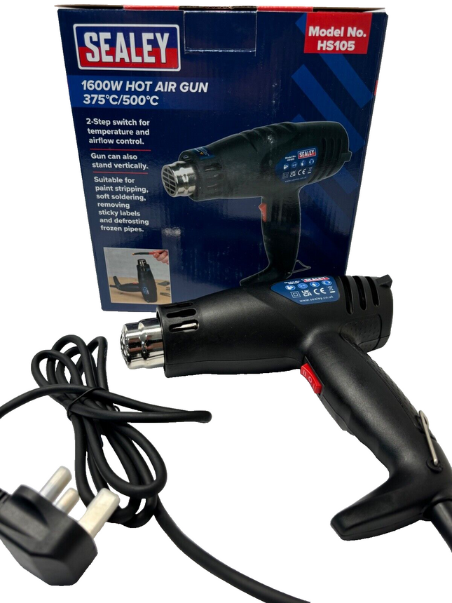 Sealey Hot Air Heat Gun 1600W 2-Speed