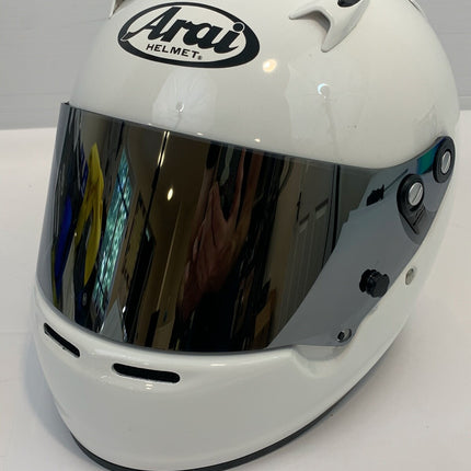 ARAI WHITE CK6 CMR CHILD/JUNIOR KART HELMET CK-6 WITH IRIDIUM VISOR