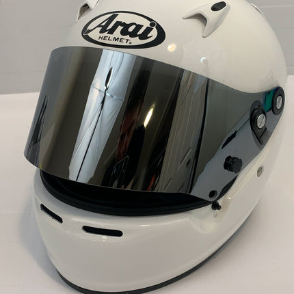 ARAI WHITE CK6 CMR CHILD/JUNIOR KART HELMET CK-6 WITH IRIDIUM VISOR