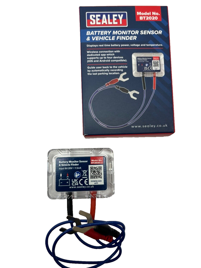 Sealey Vehicle Finder and Battery Monitor BT2020