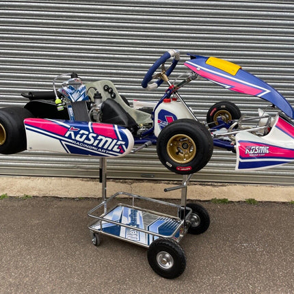 TONY KART KOSMIC ROTAX EVO KART COMPLETE USED CHASSIS + NEW ENGINE