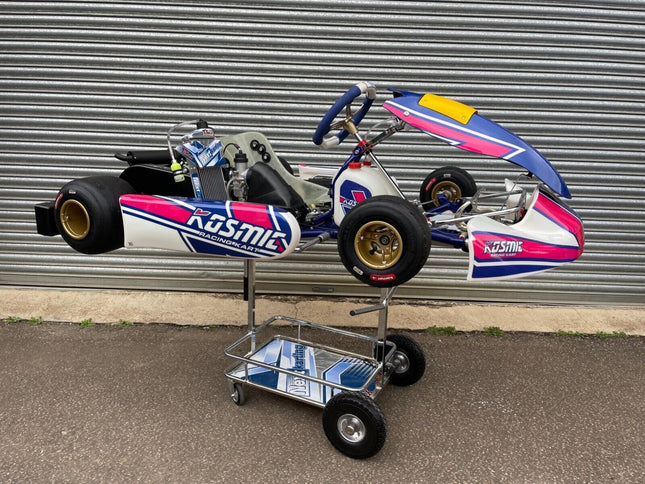 TONY KART KOSMIC ROTAX EVO KART COMPLETE USED CHASSIS + NEW ENGINE