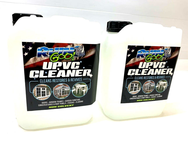 Rhino Goo UPVC PVC Plastic Cleaner 5L Twin Pack 10L