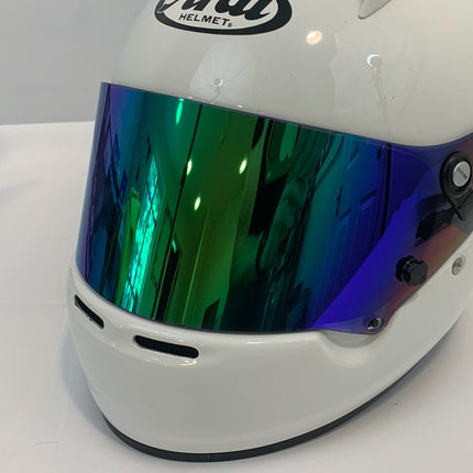 ARAI WHITE CK6 CMR CHILD/JUNIOR KART HELMET CK-6 WITH IRIDIUM VISOR