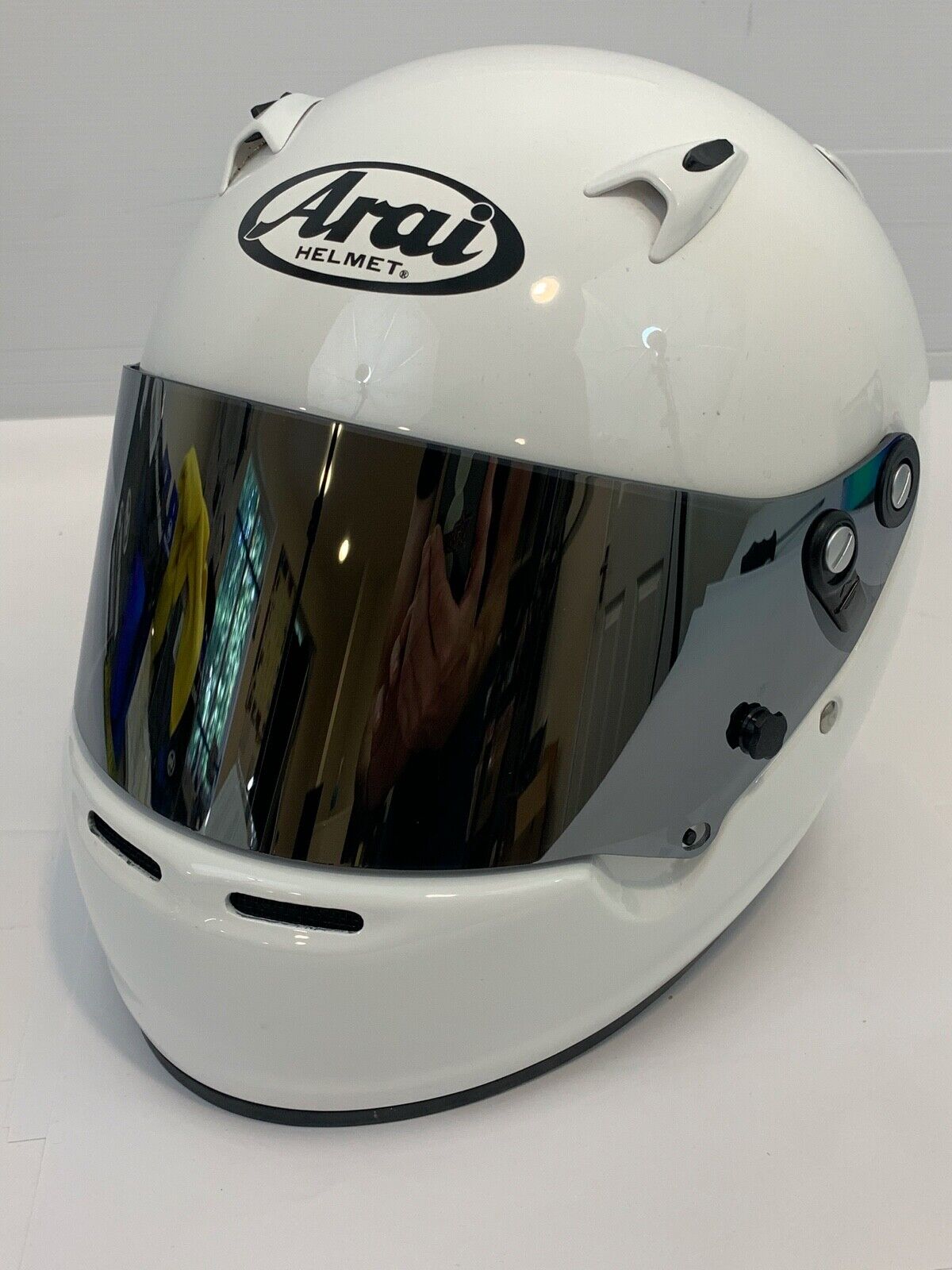 Arai Mirror Visor Arai GP6 SK6 Pink/Gold Mirror Smoke Visor