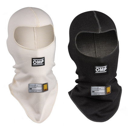 OMP First 2 Layer Nomex Balaclava, FIA 8856-2018 Fire Proof