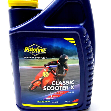Putoline Classic Scooter X High Performance Fully Synthetic 2 Stroke 2T Oil 1L