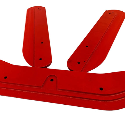 KERB RIDER V2 CHASSIS PROTECTORS RED