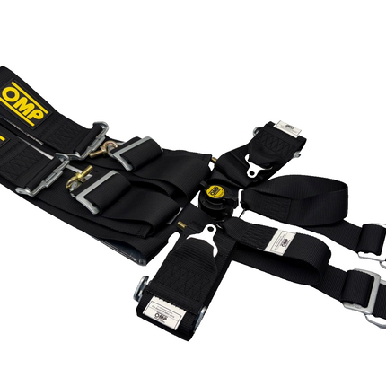 OMP First 3'' Saloon 6 Point Black RaceFIA 8853-2016 Approved Motorsport Harness