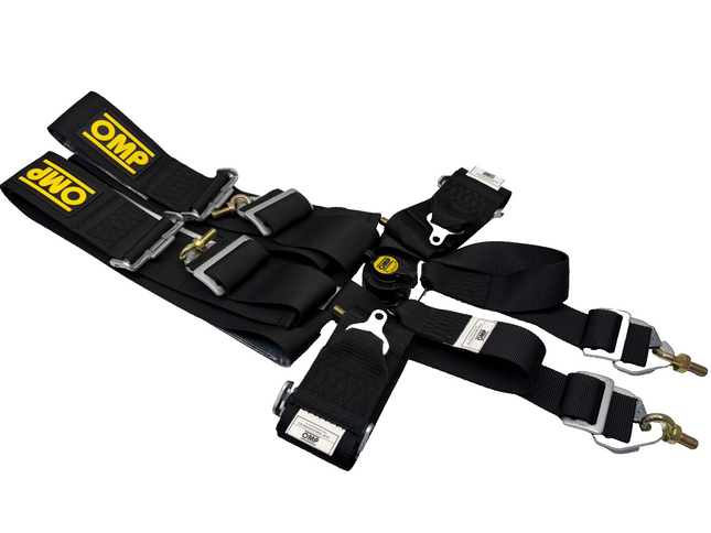OMP First 3'' Saloon 6 Point Black RaceFIA 8853-2016 Approved Motorsport Harness