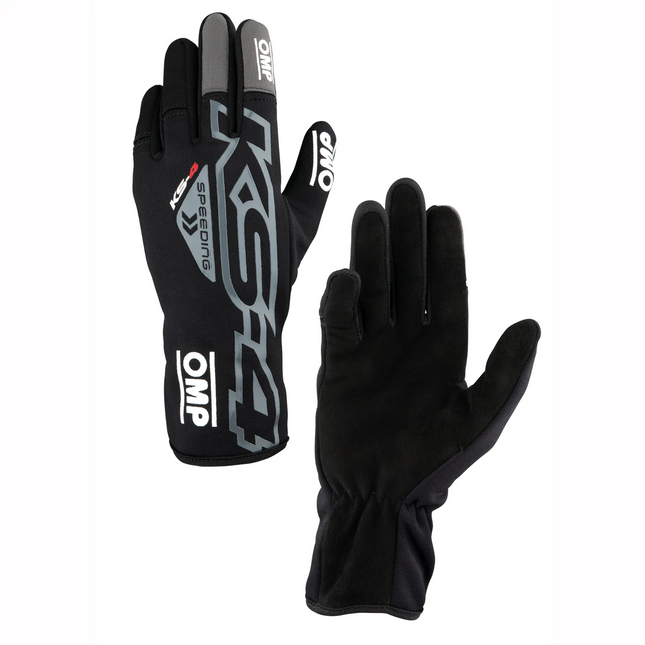 OMP KS-4 KART GLOVES BLACK