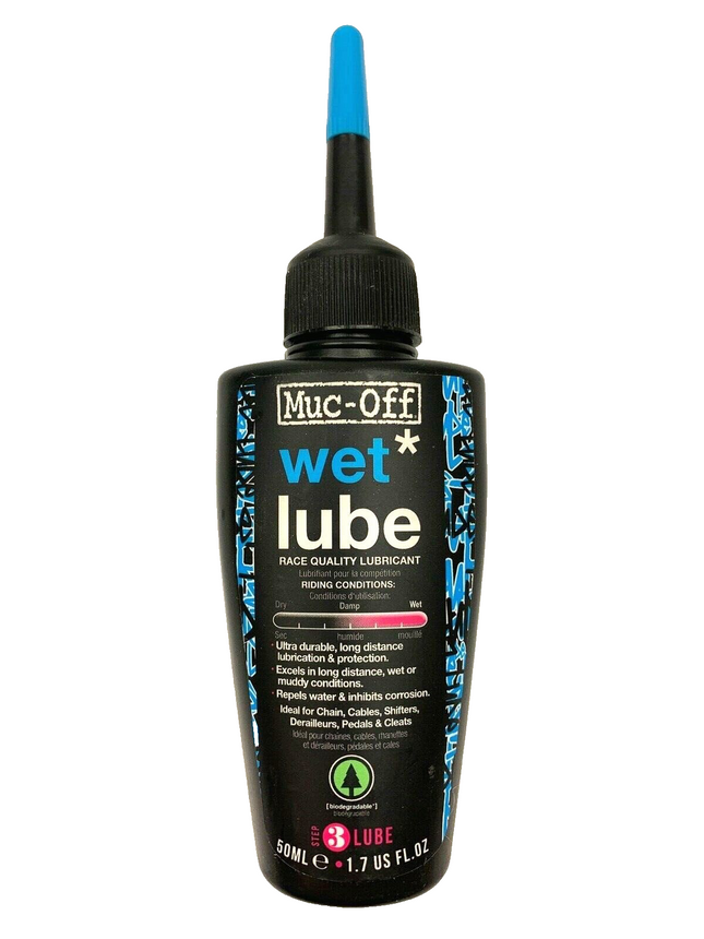 Muc-Off Biodegradable Wet Bike Chain Lube Wet-Weather Conditions 50 ml MUC867-1M
