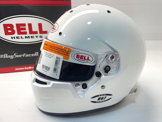 BELL MOTOR SPORT RS7 PRO WHITE (HANS)FIA8859-2024/SA2020