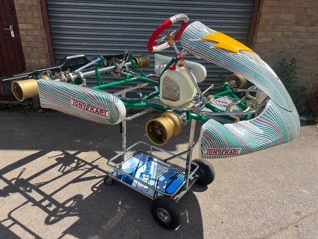 TONY KART RACER 401 T MY25 ROTAX EVO KART COMPLETE USED CHASSIS + NEW ENGINE