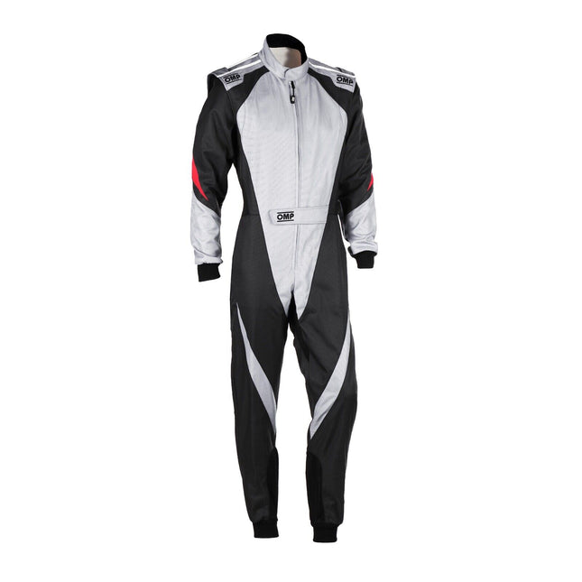 OMP KS-3X BLACK / GRAY ADULT RACE SUITFIA 8877-2022