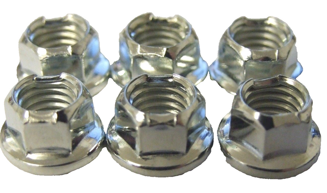 K Nut M8 Silver Wheel Nut Front & Rear
