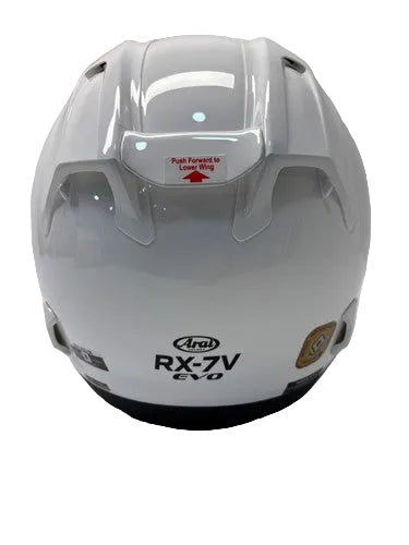 arai diamond white helmet Arai RX-7V Evo Diamond White Motorcycle Helmet – Next Karting