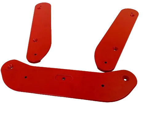 KERB RIDER V2 CHASSIS PROTECTORS RED