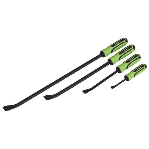 Sealey Angled Pry Bar Set with Hammer Cap Heavy-Duty 4pc S01138
