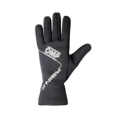 OMP Rain K Wet Weather Anti Slip Neoprene Kart / Gloves - Black